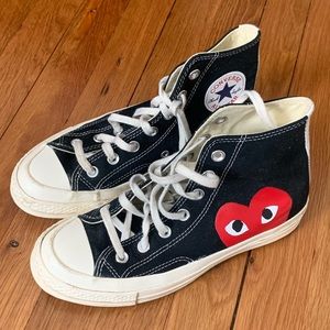 Comme des Garçon black converse